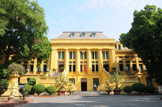 Trụ sở Tòa án Nhân dân Tối cao ở Hà Nội. Ảnh: Báo Công Lý