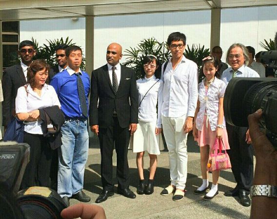 Bloggers Han Hui Hui, 22, and Roy Ngerng, 34 appeared in court on Monday to face charges of causing public nuisance and organising a demonstration without approval