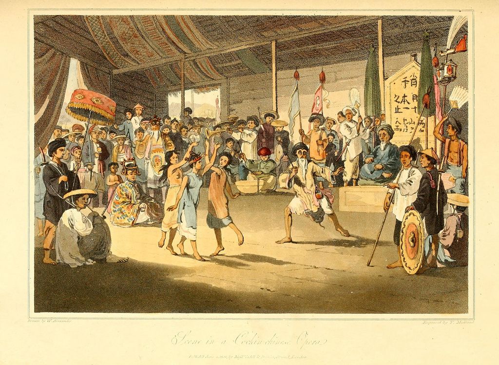 Hình minh họa trong sách Một Chuyến Du Hành Đến Xứ Nam Hà trong các năm 1792 và 1793 (Nguồn ảnh: flickr.com/photos/13476480@N07) 