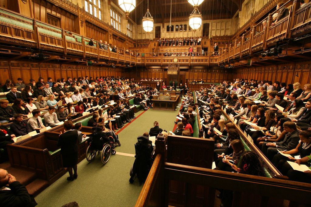 Hội trường Hạ viện Anh (Ảnh: myfreewallpapershub.com)