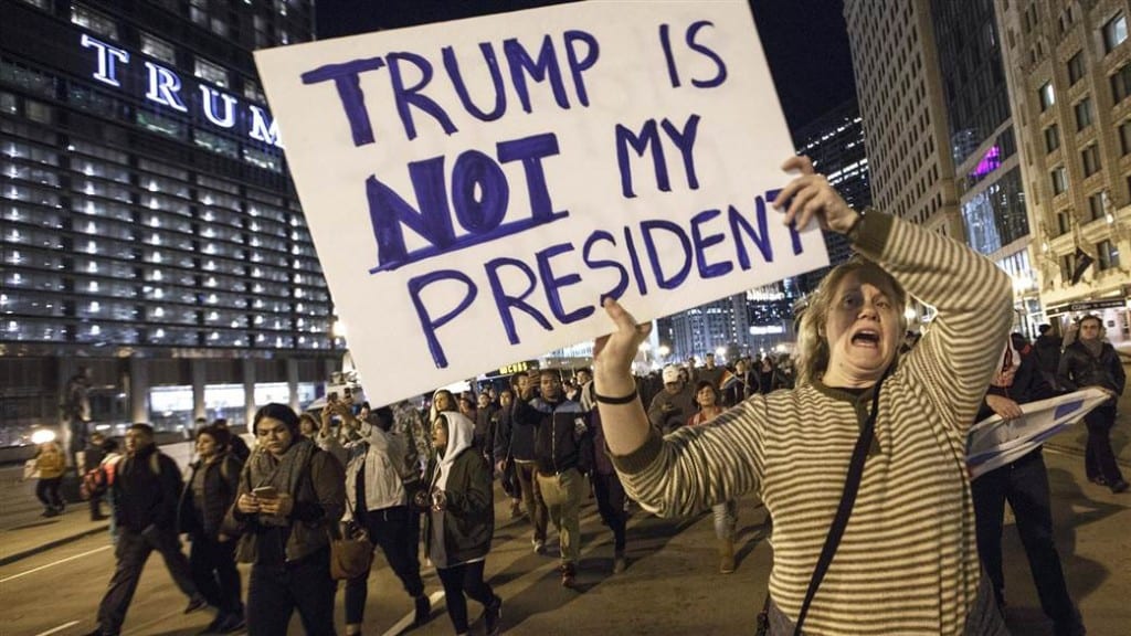 Phong trào phản đối Tổng thống tân cử Donald Trump vẫn chưa có dấu hiệu thuyên giảm. Ảnh: Today
