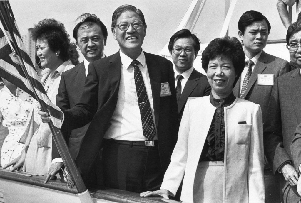Lý Đăng Huy khi là Chủ tịch Tỉnh Đài Loan. Ảnh: AP/TPG Images.