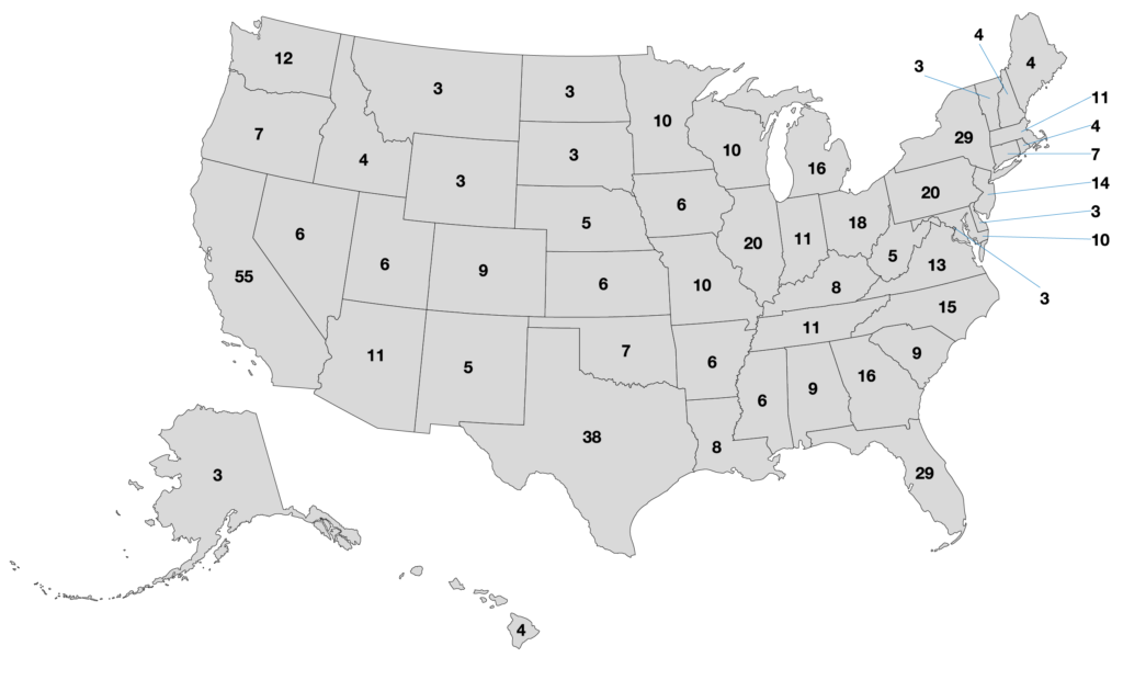 50 "tiểu quốc" trong Hợp chúng quốc Hoa Kỳ. Ảnh: ourwhitehouse.org.